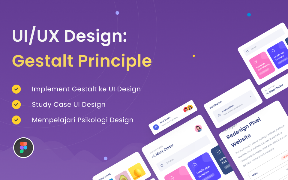 Kelas UI/UX Design: Gestalt Principle di BuildWithAngga